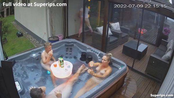 Ipcam German Nudist Family Enjoys The Jacuzzi - hclips.com - Germany on gratisflix.com