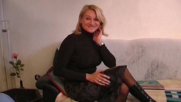 A Busty Blonde Milf From Germany Gets Her Amazing Tits Sprayed With Cum - tubepornclassic.com - Germany on gratisflix.com
