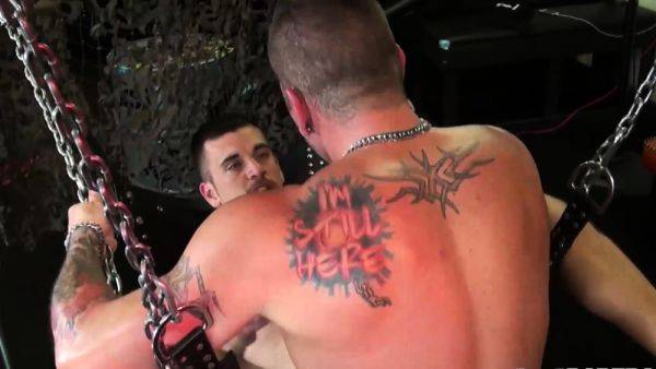 BAREBACKTHATHOLE Tattooed Hugh Hunter Raw Fucks Josh Stone - drtuber.com on gratisflix.com