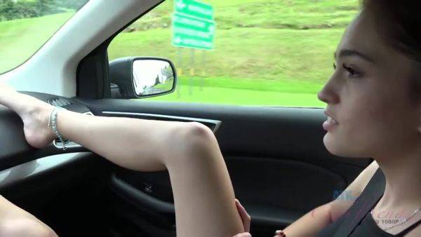 Girl Shows Snatch In Car - Analdin - Brooke Haze - hotmovs.com on gratisflix.com