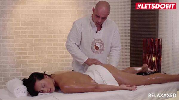 Anna Rose - Czech Brunette Oiled Up For Intense Massage Sex - videomanysex.com - Czech Republic on gratisflix.com