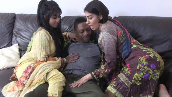 Indian Women Porn - interracial threesome with BBC stud and 2 kinky tattooed East Asian sluts - xtits.com - India on gratisflix.com