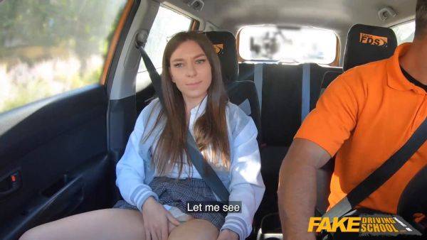Watch this hot college cutie pleasure herself before getting drilled by her older teacher in the car - sexu.com on gratisflix.com