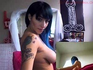 Big boob brunette masturbates on webcam - drtuber.com on gratisflix.com