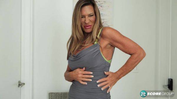 Our New 60plus Milf Shows Off Her Big Tits And Fuckable Pussy And Talks Dirty - hotmovs.com on gratisflix.com