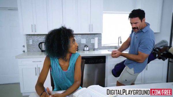 Riley King and Charles Dera engage in hot milk action while playing digital playground - sexu.com on gratisflix.com