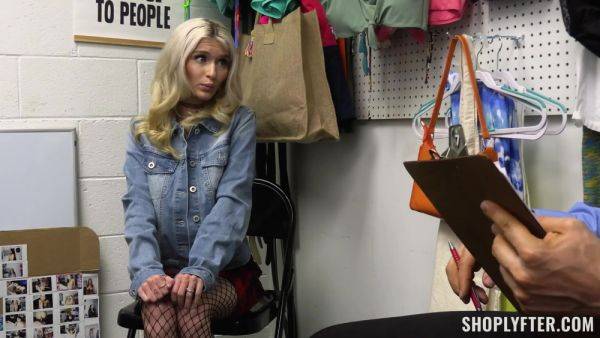 Cute Petite Slim Blonde Teen Shoplifter Shows Her Best Fuck And Blowjob Skills To Get Free - anysex.com on gratisflix.com