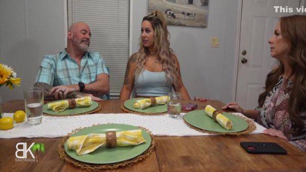Misty Meaner, Scott Trainor And Kymber Leigh - Misty Likes To Tease Stepdad At The Table 9 Min - hotmovs.com on gratisflix.com