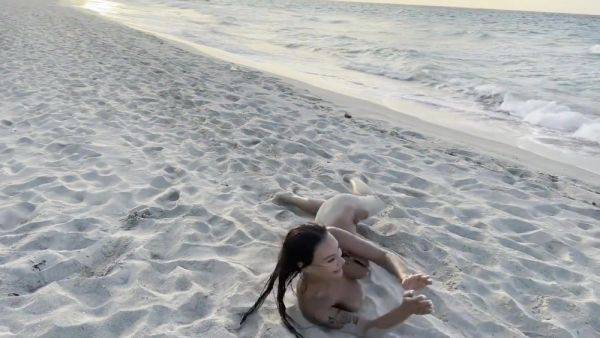 Swims In Atlantic Ocean And Poses Naked On A Public Beach In Cuba - Monika Fox - hotmovs.com - Cuba on gratisflix.com