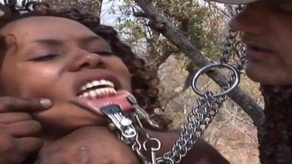 Super Hot Curly Black Babe Tied Up And Roughly Teased By Two Dominant Massive Dicks - txxx.com on gratisflix.com