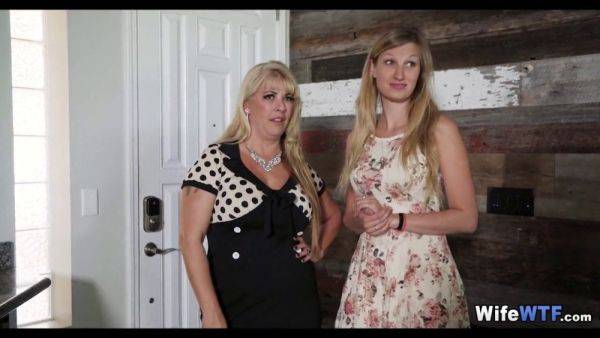 Karina White & Joclyn Stone share a hot, mature wedding night - sexu.com on gratisflix.com