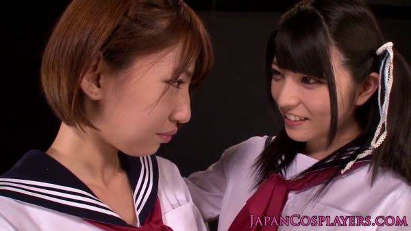 Kinky Miyanaga and Hisa Takei indulge in some hot lesbian action at Kiyosu - sexu.com - Japan on gratisflix.com