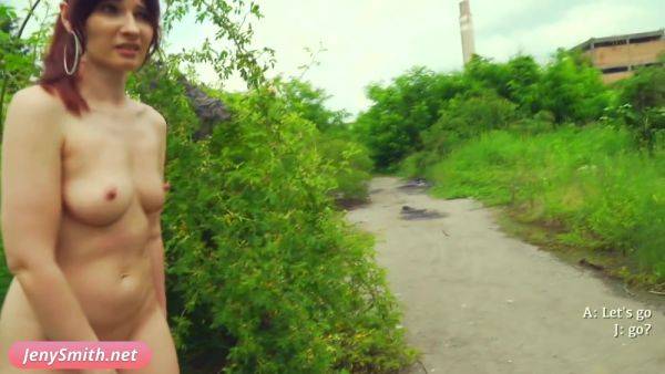 Hot Woman Walking Naked On The Old Plant - Jeny Smith - videohdzog.com on gratisflix.com