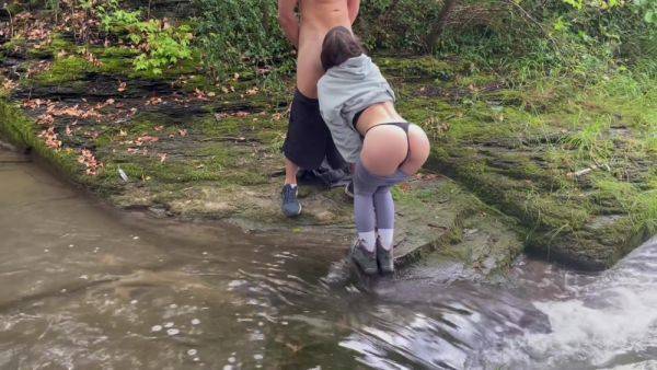 Hot Hiker Gets Fucked In The Woods By The River! - desi-porntube.com - India on gratisflix.com