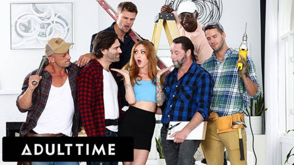 ADULT TIME - Kendra Cole's Gets GANGBANGED By Construction Workers! AIRTIGHT TP AND HARDCORE DP! - txxx.com on gratisflix.com