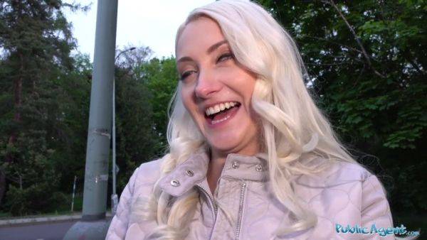 Helena Moeller, a busty blonde MILF, craves for a big Czech dick in public POV - sexu.com - Czech Republic on gratisflix.com