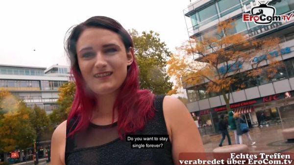 German Redhead Slut meet and fuck dating on Public Street - txxx.com - Germany on gratisflix.com