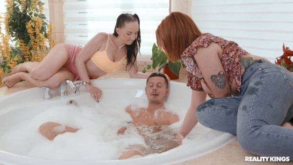 Young lad is in for a treat with these fine bitches - xbabe.com on gratisflix.com