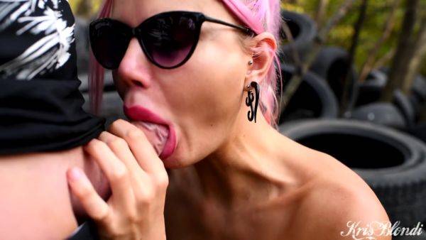 Inked Sexy Girl Sucks My Dick At A Tire Shop And Gets Cum In Her Mouth - upornia.com on gratisflix.com
