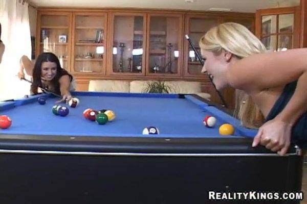 Billiard Boobies - Lesbian Threesome with Samantha Ryan - xhand.com on gratisflix.com