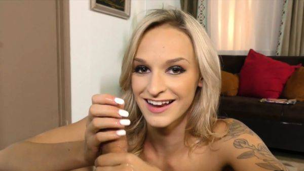 Handjob POV inked GF gives dirty talk HJ - drtuber.com on gratisflix.com