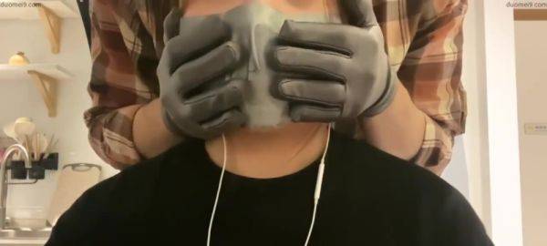 Girl Duct Tape Gagged - hclips.com on gratisflix.com