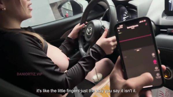 Dani Ortiz Drives His Car While His Vagina Vibrates Inedito With Tetas Grandes - hotmovs.com on gratisflix.com