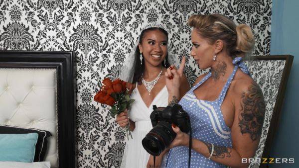 Bitches share dicks in loud FFM perversions during a wedding - hellporno.com on gratisflix.com