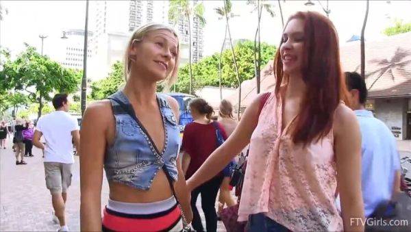 Melody & Lena Caught Exposed in Waikiki - veryfreeporn.com on gratisflix.com