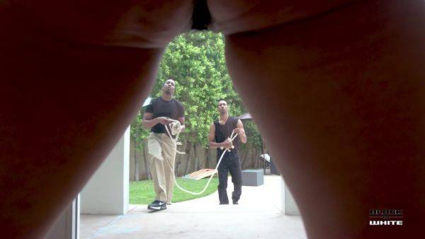 Gardeners called in by Marica Hase for filling all her holes with piss clean-up BIW024 - PissVids - hotmovs.com - Usa on gratisflix.com