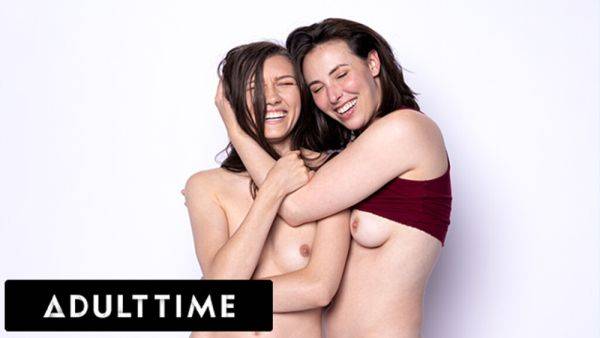 ADULT TIME - Petite Maya Woulfe Rubs Pussies With Best Friend Casey Calvert To Make Her Cum! - txxx.com on gratisflix.com