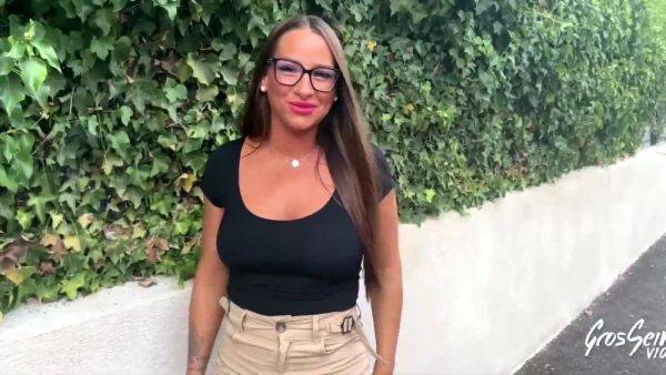 Big-titted Mila, 35, gets her slutty holes filled - anysex.com - France on gratisflix.com
