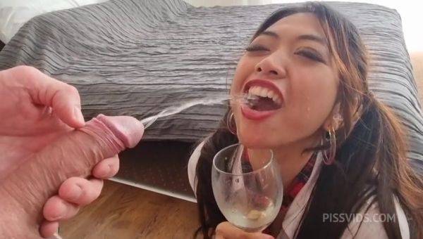 [WET] EXTREME! Newbie Asian Kit Kate 0% Pussy 1 on 1 intense anal, gape, ATM, piss in mouth & ass then drinking, Toilet face flush, Spit on face and face slapping, rimming - PissVids - hotmovs.com on gratisflix.com