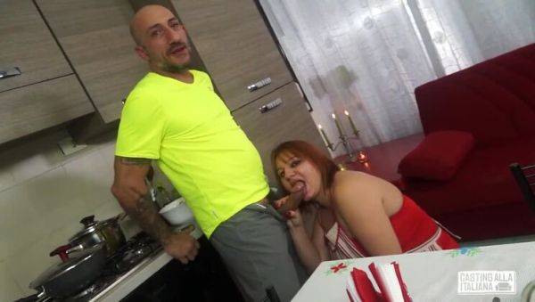 Mature Italian redhead Kiara Rizzi in her first anal scene with Omar Galanti - xxxfiles.com - Italy on gratisflix.com