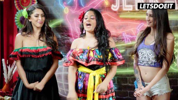 Sophia Leone, Serena Santos & Natalia Nix get wild in Orgy Fiesta - sexu.com - Russia on gratisflix.com