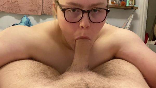 British Teen 18+ Girl Sucks Big Dick Until Cums In Mouth - hclips.com - Britain on gratisflix.com