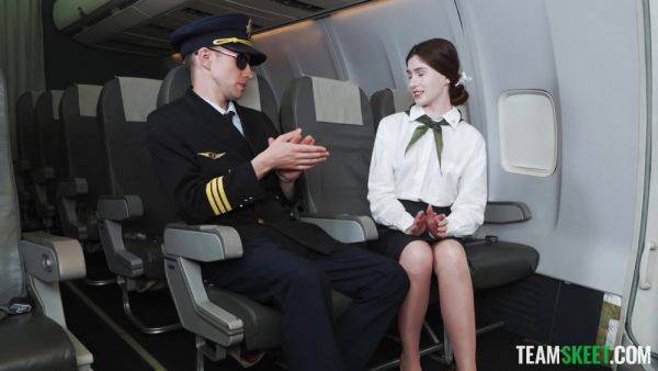 Stewardess gets fucked by the captain in insane positions - xbabe.com on gratisflix.com