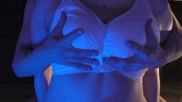 Akane Clothed Big Tits Massage Vol.3 Massaging Her Big Breasts Wearing A Sports Bra From Behind - hclips.com on gratisflix.com