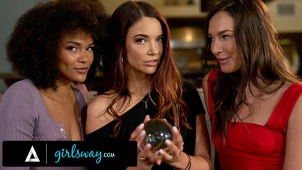 GIRLSWAY - Psychic Jayden Cole Tells Katrina Colt & Alina Ali Their Destiny Resides In A Threesome - txxx.com on gratisflix.com