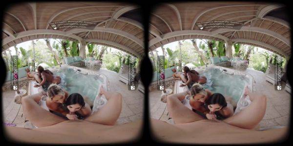 VR Bangers Super Hot Outdoors Orgy Sex With 4 Hot Girls VR Porn - hotmovs.com on gratisflix.com