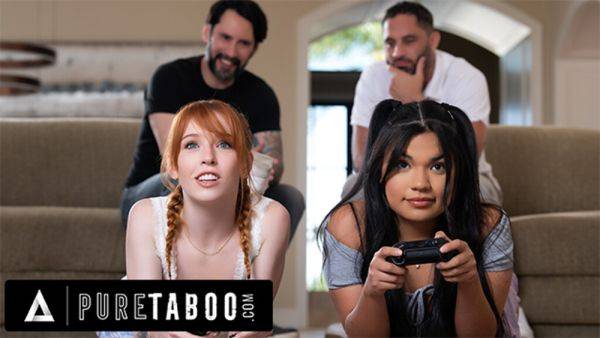 PURE TABOO Unhappily Married DILFs Grow Strong Desire For Stepdaughters Madi Collins & Summer Col - txxx.com on gratisflix.com