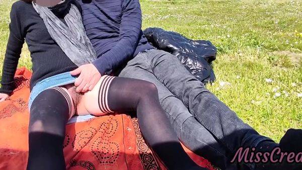 208 Pussy Flash - Stepmom Caught By Stepson At A Park Masturbating In Front Of Everyone - Miss Creamy - hotmovs.com - France on gratisflix.com