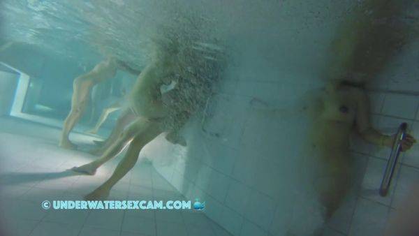 I Enjoy The View Of Her Great Brown Nipples While She Enjoys The Underwater Massage - hclips.com on gratisflix.com