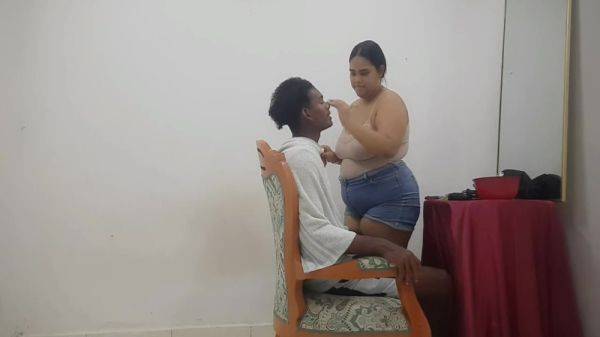 Hindi Sex In Stylist Seduces Her Client To Fuck Her And Receives All Her Cum - desi-porntube.com - India on gratisflix.com