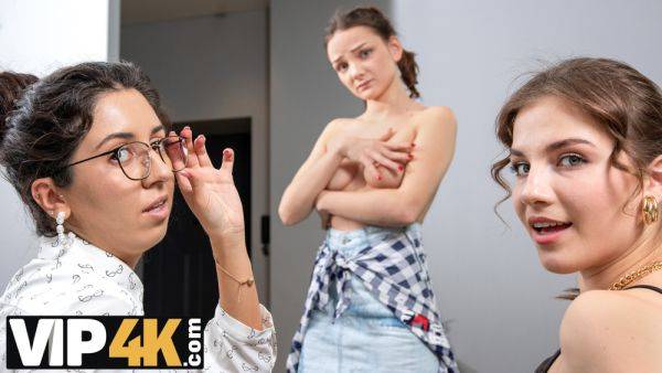 VIP4K. Lesbians 3some is the best way to relax during a working day - txxx.com - Russia on gratisflix.com