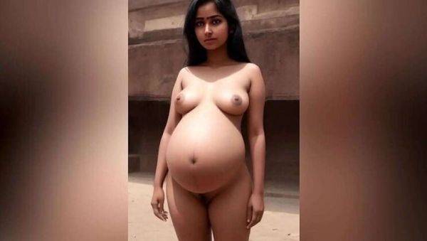 Young Pregnant Asian and Indian Lesbian MILFs with Big Tits and Sexy Curves - veryfreeporn.com - India on gratisflix.com