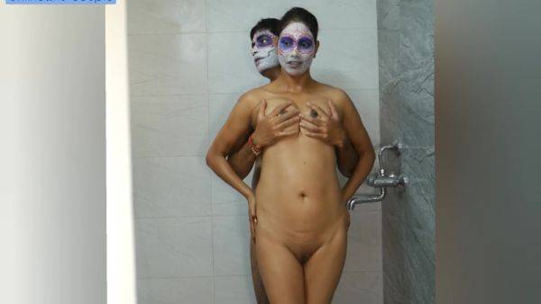 Sapna Takes An Hot Shower With Jiju In Absence Of Her Stepsister - desi-porntube.com - India on gratisflix.com