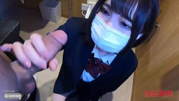 Asian schoolgirl sucked dick and got fucked in a bathroom pov - anysex.com - Japan on gratisflix.com