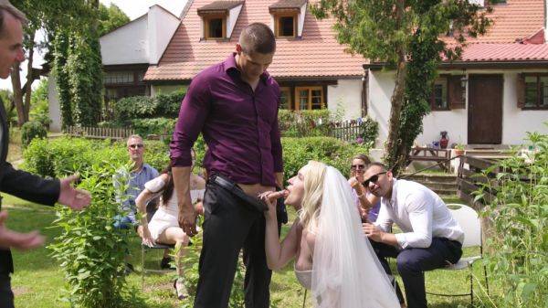 Aroused blonde bride turns wedding party in hard perversions - xbabe.com on gratisflix.com