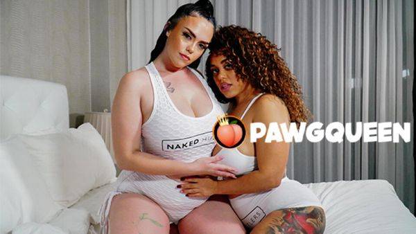 PAWGQueen Interracial Lesbians Twerking and Strap-on Fucking - txxx.com on gratisflix.com